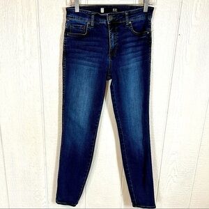 Kut From The Kloth Diana High Rise Fab Ab Skinny Denim Blue Jeans Size 2